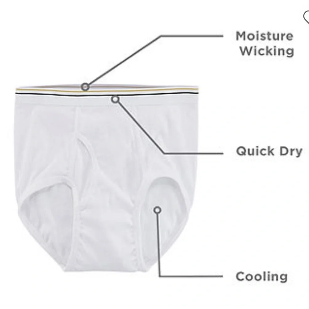 STAFFORD 6p Full Cut Briefs 100% Cotton Size 40 $28 lcsr